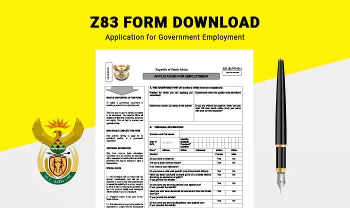 Z83 Form - Approved & New